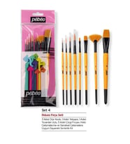 PEBEO SET-4  8'Lİ  KARMA FIRÇA SETİ