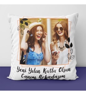Yeni Yıl Resim Baskılı Yastık-10
