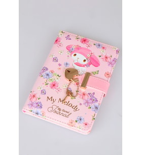 x Dekomus Lisanslı My Melody Secret Garden Edition Kilitli Hatıra Defteri / Günlük