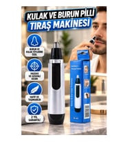 Seyahat Dostu Hafif Burun ve Kulak Tüy Kesme Makinesi 3D Kemerli Hassas Bıçaklı