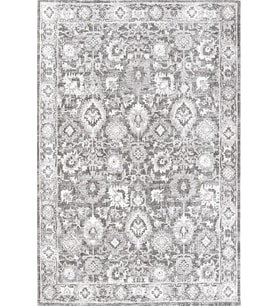 Hoom Rugs Etro 2704 Gri Vintage Desenli Salon Halısı