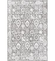 Hoom Rugs Etro 2704 Gri Vintage Desenli Salon Halısı