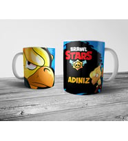 Pixxa  Brawl Stars ANKA / PHOENIX CROW Kişiye Özel İsimli Kupa Bardak