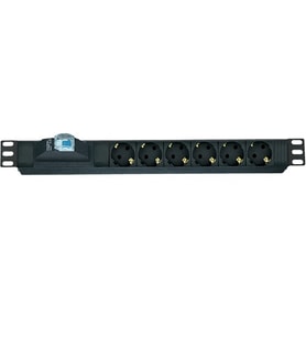 AGER 19 1U 6lı Sigortalı Priz Modülü Metal Gövdeli AA-PRZ01U19-6S-AL