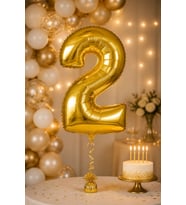 2 Sayılı Helyumla Şişirilibilen Balon Sarı 40"100 cm