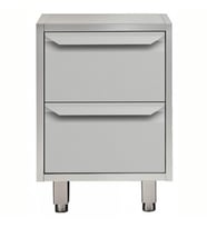 Electrolux Professional 2 Çekmeceli Alt Dolap - 600 Mm - Modular Line TE2C6