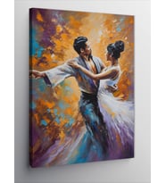 Kanvas Tablo Dans Eden Çift