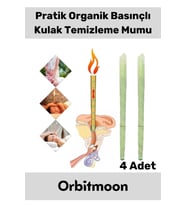 Premium Seri Kulak İçi Kir Temizleme Hava Basınçlı Doğal Aromaterapi Mumu 4 Adet