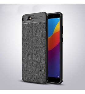 Lexroo Huawei Y6 2018 Kılıf Niss Silikon Kılıf - Siyah