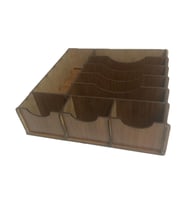 Çekmece içi Ahşap Para Düzenleyici 25*25*6cm