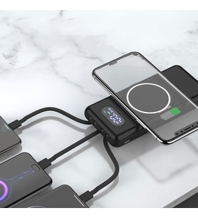 10.000 mAh Taşınabilir Hızlı Şarj Aleti/Wireless Powerbank W01