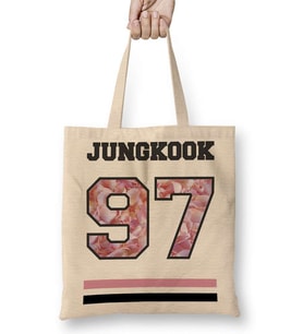 Bts Jungkook 97 Bez Çanta Uzun Saplı