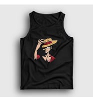Presmono Unisex Siyah Luffy Anime One Piece Atlet 135983tt