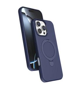 Apple İphone 16 Pro Max Regal Magsafe Standlı Kapak - Lacivert