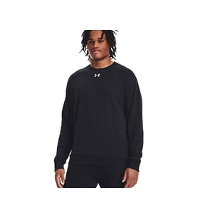 Under Armour Ua Rival Fleece Crew Unisex Günlük Sweatshirts 1379755-001 Siyah