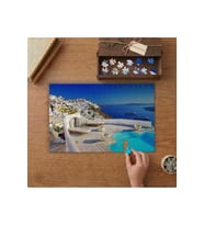 Lüks Otel- Tatil - Manzara Tasarımı 240 parça Ahşap Puzzle Ahşap Kutuda MP01200