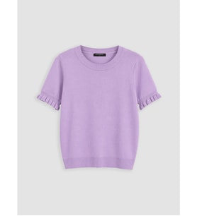 LCW Comfort Lila Bisiklet Yaka Kadın Triko Kazak