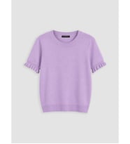 LCW Comfort Lila Bisiklet Yaka Kadın Triko Kazak