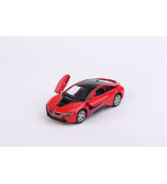 Kinsmart Bmw I8 - Çek Bırak 5inch. Lisanslı Model Araba, Oyuncak Araba 1:36