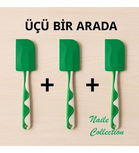 Ikea Spatula 3 Lü Set Yeşil