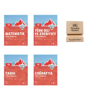 Okyanus 10. Sınıf Iceberg Matematik Edebiyat Tarih ve Coğrafya Soru Bankası 4lü Set+ Telefon Standı