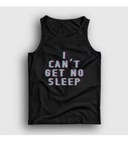 Presmono Unisex Siyah I Can't Get No Sleep Insomnia Faithless Atlet 458531tt