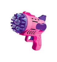 1 PCS PİNK BUBBLES GUN 29 DELİKLİ ÇOKLU KÖPÜK ATAN TABANCA PEMBE KÖPÜK TABANCASI 2 SOLİSYON HEDİYE