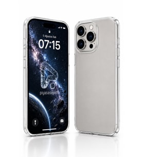 iPhone 15 Pro Şeffaf Mika Sararmaz Sert Kılıf