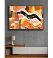 Koç stüdyo Modern tasarım kanvas tablo 50x70 (Çok Renkli)