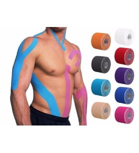 WINGMED Kinesio Bant Kinezyo Bandı 5 cm x 5 Metre, Pembe (W 1033-PEMBE)