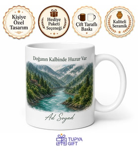 Artvin Merkez Doğa Güzellikleri Karadeniz Hatırası Kupa Bardak Hediye