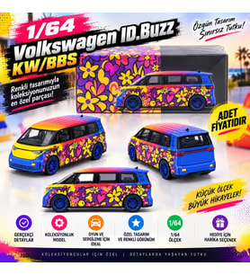1/64 Volkswagen ID.Buzz KW/BBS (adet fiyatıdır)