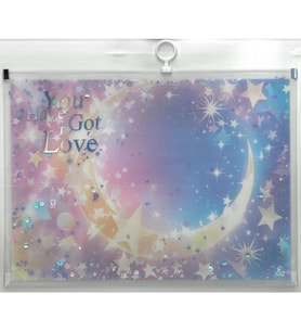 MİKRO DD-14 YOU HAVE GOT THE LOVE DESENLİ FERMUARLI DOSYA - TEKLİ