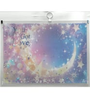 MİKRO DD-14 YOU HAVE GOT THE LOVE DESENLİ FERMUARLI DOSYA - TEKLİ