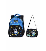 Paul Brand Astronot Siyah-Mavi Okul Çantası ve Beslenme PBW1526 