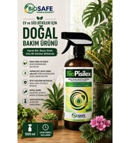 BioPisilex 500 Ml Doğal, Kalıntısız Yaprak Temizleyici, Beyaz Sinek,Yaprak Biti,Unlu Bit (Düz Beyaz)