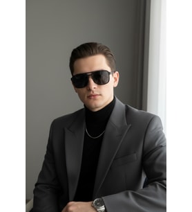 Unisex Siyah Güneş Gözlüğü Uv400 Koruma