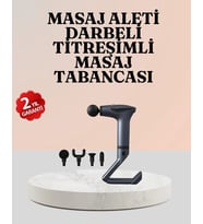 AKTÜEL 3in1 Taşınabilir Şarjlı Titreşimli Masaj Cihazı Çok Fonksiyonlu