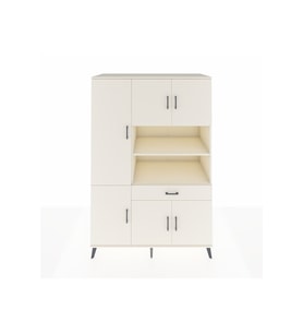 Kronos Dolap 10 Raflı Tek Çekmeceli 6 Kapaklı 132x59x195 Aytaşı-Aytaşı/Aytaşı