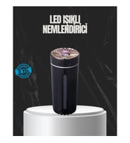 Mey İthalat® USB Aromaterapi Difüzör Ultrasonik Hava Nemlendirici LED Gece Lambalı