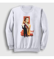 Presmono Unisex Beyaz Dolores Westworld Sweatshirt 223178tt