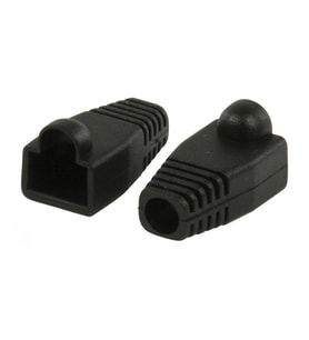 electroon RJ45 CAT5 PVC Kılıf Siyah - 25Adet