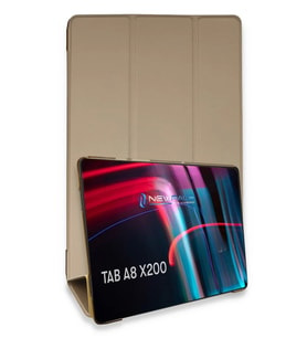 Newface Samsung Galaxy X200 Tab A8 10.5 Kılıf Tablet Smart Kılıf - Gold