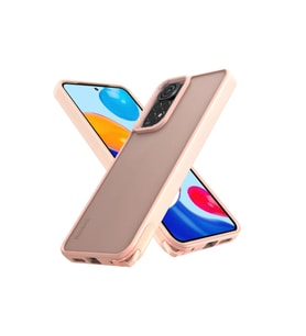 Xiaomi Redmi Note 11 Kılıf Elegant Kapak - Pudra