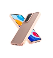 Xiaomi Redmi Note 11 Kılıf Elegant Kapak - Pudra