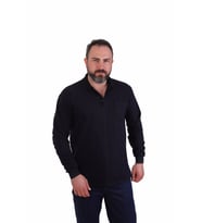 ESER - Polo Yaka Sweatshirt - Cepli - Lacivert
