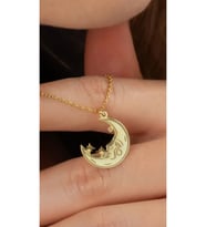 Ay Mix Kolye 925 Ayar (Gold)