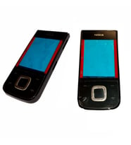 Nokia 5330 Full Kasa Kapak Tuş Takımı Nokia 5330 Uyumlu Siyah Renk Orta Kasa Ön Kapak Arka Kapak