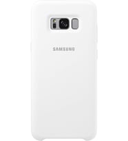 Galaxy S8 Plus ile Uyumlu Silikon Kılıf Beyaz EF-PG955TWEGWW