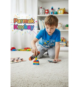 Mini Parmak Kaykay 2'li Sök Tak Aksesuarlı 3+ Yaş